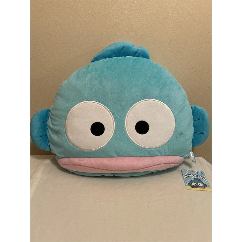 Sanrio Hangyodon Big Face Cushion Plush 2024 Eikoh Japan Exclusive